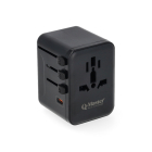 Q-Master Universele reisstekker | Type A, C, G en I naar Type A, C, G en I | Q-Master | 35W (2x USB A + 3x USB C) PWR001BLK35W K000000039 - 1