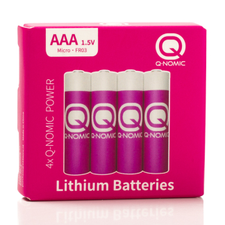Q-Nomic AAA batterijen | Q-Nomic | 4 stuks (Lithium, 1.5 V) AQN00015 K000000032 - 4