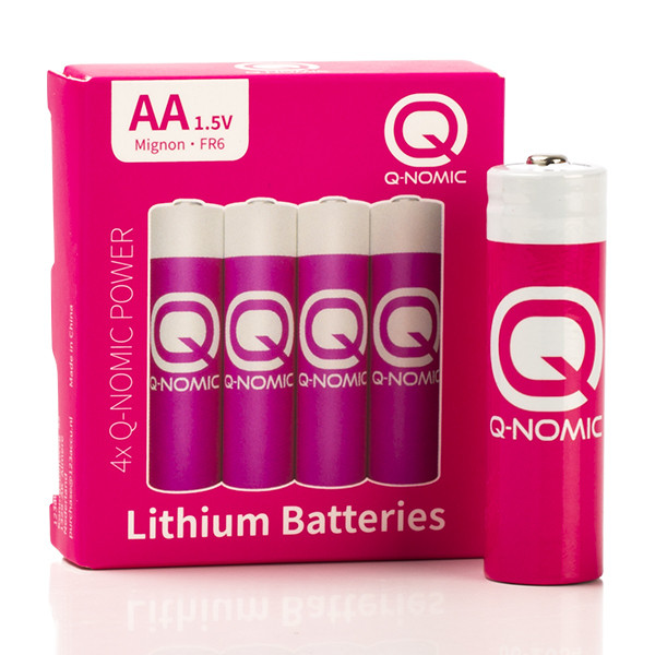 Q-Nomic AA batterijen | Q-Nomic | 4 stuks (Lithium, 1.5 V) AQN00003 K000000021 - 1