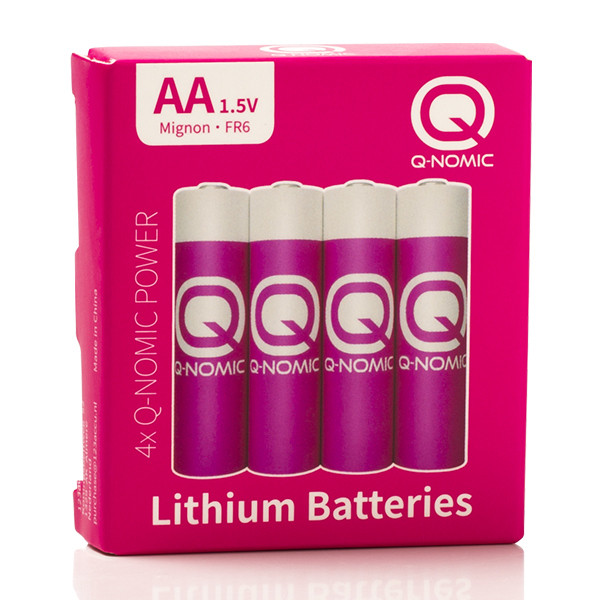 Q-Nomic AA batterijen | Q-Nomic | 4 stuks (Lithium, 1.5 V) AQN00003 K000000021 - 4