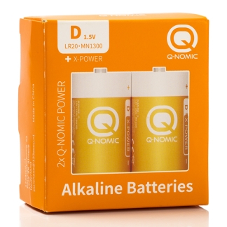 Q-Nomic D batterij | Q-Nomic | 2 stuks (Alkaline, 1.5V) AQN00017 K000000034 - 4