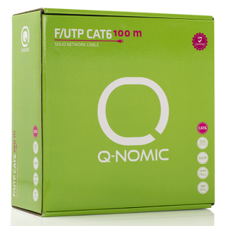 Q-Nomic Netwerkkabel | Cat6 F/UTP | 100 meter | Q-Nomic (Stugge kern, Eca) 75.020.04 K000000004 - 4