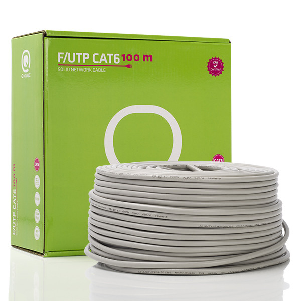 Q-Nomic Netwerkkabel | Cat6 F/UTP | 100 meter | Q-Nomic (Stugge kern, Eca) 75.020.04 K000000004 - 1