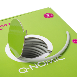 Q-Nomic Netwerkkabel | Cat6a U/UTP | 100 meter | Q-Nomic (Soepele kern, 100% koper, LSZH, Eca) 75.020.07 K000000007 - 2