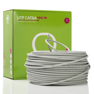 Q-Nomic Netwerkkabel | Cat6a U/UTP | 100 meter | Q-Nomic (Soepele kern, 100% koper, LSZH, Eca) 75.020.07 K000000007 - 1