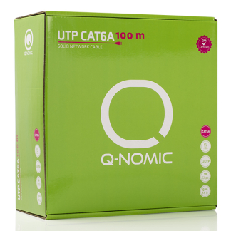 Q-Nomic Netwerkkabel | Cat6a U/UTP | 100 meter | Q-Nomic (Stugge kern, 100% koper, LSZH, Eca) 75.020.10 K000000010 - 4