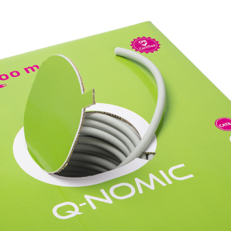 Q-Nomic Netwerkkabel | Cat6a U/UTP | 100 meter | Q-Nomic (Stugge kern, 100% koper, LSZH, Eca) 75.020.10 K000000010 - 2