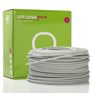 Q-Nomic Netwerkkabel | Cat6a U/UTP | 100 meter | Q-Nomic (Stugge kern, 100% koper, LSZH, Eca) 75.020.10 K000000010 - 1
