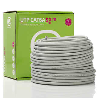Q-Nomic Netwerkkabel | Cat6a U/UTP | 50 meter | Q-Nomic (Soepele kern, 100% koper, LSZH, Eca) 75.020.06 K000000006 - 1