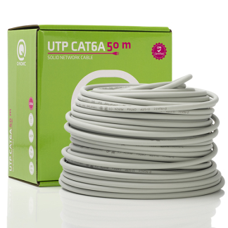 Q-Nomic Netwerkkabel | Cat6a U/UTP | 50 meter | Q-Nomic (Stugge kern, 100% koper, LSZH, Eca) 75.020.09 K000000009 - 1