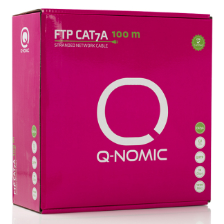 Q-Nomic Netwerkkabel | Cat7a S/FTP | 100 meter | Q-Nomic (Soepele kern, 100% koper, LSZH, Eca) 75.020.14 K000000014 - 4