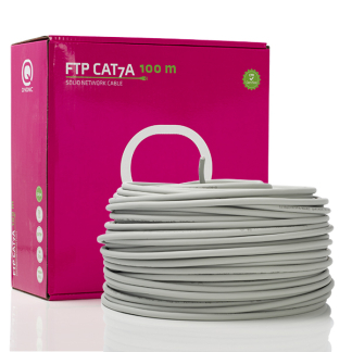 Q-Nomic Netwerkkabel | Cat7a S/FTP | 100 meter | Q-Nomic (Soepele kern, 100% koper, LSZH, Eca) 75.020.14 K000000014 - 1