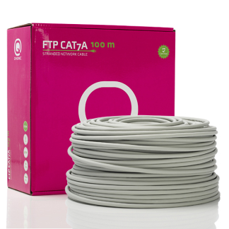 Q-Nomic Netwerkkabel | Cat7a S/FTP | 100 meter | Q-Nomic (Stugge kern, 100% koper, LSZH, Eca) 53867C 75.020.17 K000000017 - 1