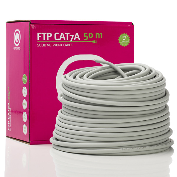 Q-Nomic Netwerkkabel | Cat7a S/FTP | 50 meter | Q-Nomic (Stugge kern, 100% koper, LSZH, Eca) 75.020.16 K000000016 - 1