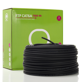 Q-Nomic Netwerkkabel voor buiten | Cat6a S/FTP | 100 meter | Q-Nomic (Stugge kern, 100% koper, LSZH, Eca) 75.020.12 K000000012 - 1