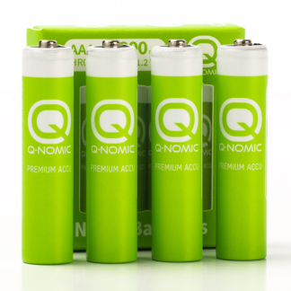 Q-Nomic Oplaadbare AAA batterijen | Q-Nomic | 4 stuks (Ni-MH, 1.2 V, 800 mAh) AQN00014 K000000031 - 2