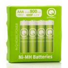 Q-Nomic Oplaadbare AAA batterijen | Q-Nomic | 4 stuks (Ni-MH, 1.2 V, 800 mAh) AQN00014 K000000031 - 4