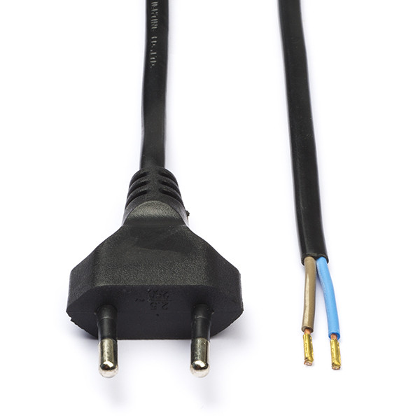 Q-link Aansluitsnoer | Q-link | 1.8 meter (2x 0.75 mm², Eurostekker, Zwart) 5421001 K010802207 - 1