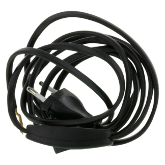 Q-link Aansluitsnoer | Q-link | 1.8 meter (Met schakelaar, 2x 0.75 mm², Eurostekker, Zwart) 54.210.11 K010802213 - 1