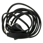 Aansluitsnoer | Q-link | 1.8 meter (Met schakelaar, 2x 0.75 mm², Eurostekker, Zwart)