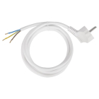Q-link Aansluitsnoer | Q-link | 2.5 meter (Randaarde, 3x 1 mm², Eurostekker, Wit) 55.203.06 K010802214 - 2