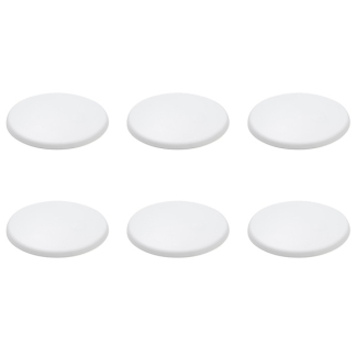 Afdekplaat plafond | Q-link | 6 stuks (Rond, Ø125mm, Wit)