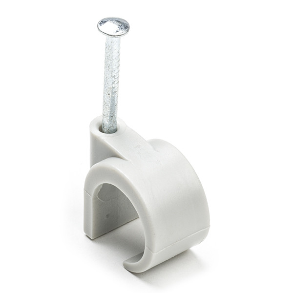 Q-link Buisclip | Q-link | 16 -19 mm (40 stuks, Rond, Grijs) 54.213.37 K180106030 - 1