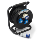 Q-link CEE kabelhaspel | Q-link | 25 meter (16A, 3x1.5 mm², IP44, 3-voudig) 75.015.42 K010806253 - 1