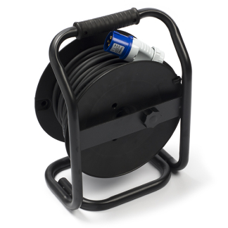 Q-link CEE kabelhaspel | Q-link | 25 meter (16A, 3x1.5 mm², IP44, 3-voudig) 75.015.42 K010806253 - 2
