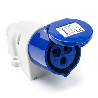 Q-link CEE opbouw stekker | Q-link (16A, 230V, IP44, Driepolig, CEE vrouwelijk) 75.006.23 K010806220 - 1