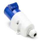 Q-link CEE opbouw stekker | Q-link (16A, 230V, IP44, Driepolig, CEE vrouwelijk) 75.006.23 K010806220 - 2