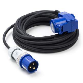 Q-link CEE verlengkabel | Q-link | 10 meter (16A, 3x1.5mm², IP44, CEE hoekkoppeling) 75.005.34 K010806236 - 1