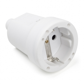 Q-link Contrastekker | Q-link (Randaarde, PVC, 10/16 A, Wit) 0011036 K180102031 - 