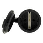 Q-link Contrastekker | Q-link (Randaarde, Rubber, 10/16 A, Zwart) 0011041 K180102034 - 3
