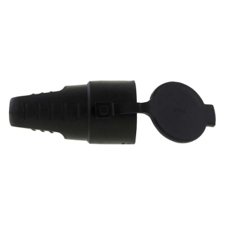 Q-link Contrastekker | Q-link (Randaarde, Rubber, 10/16 A, Zwart) 0011041 K180102034 - 2