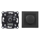 Q-link Halogeen dimmer | Q-link (Inbouw, Draaiknop, 1 tot 150 watt, Met centraalplaat, Zwart) 66.099.41 B010809832 - 2