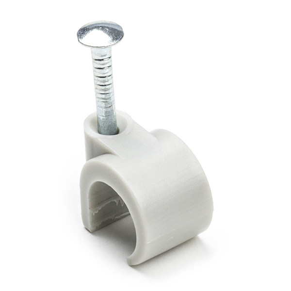 Q-link Kabelclip | Q-link | 10 mm (120 stuks, Rond, Grijs) 00.530.45 K090200084 - 1