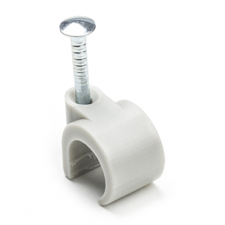 Q-link Kabelclip | Q-link | 10 mm (120 stuks, Rond, Grijs) 00.530.45 K090200084 - 1