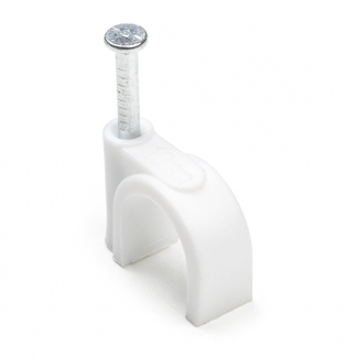 Q-link Kabelclip | Q-link | 10 mm (120 stuks, Rond, Wit) 00.530.40 K090200083 - 1