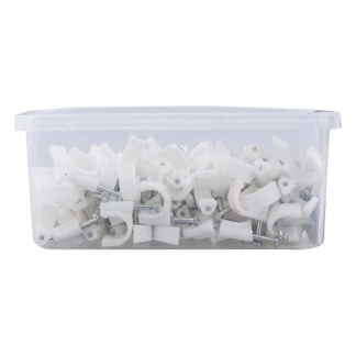 Q-link Kabelclip | Q-link | 10 mm (120 stuks, Rond, Wit) 00.530.40 K090200083 - 3