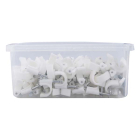 Q-link Kabelclip | Q-link | 10 mm (120 stuks, Rond, Wit) 00.530.40 K090200083 - 3
