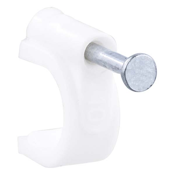 Q-link Kabelclip | Q-link | 10 mm (120 stuks, Rond, Wit) 00.530.40 K090200083 - 2