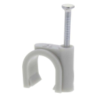 Q-link Kabelclip | Q-link | 12 mm (20 stuks, Rond, Grijs) 54.213.26 K090200085 - 2