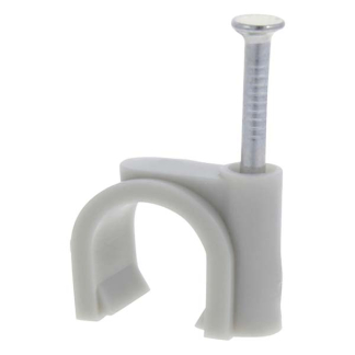 Q-link Kabelclip | Q-link | 14 mm (50 stuks, Rond, Grijs) 54.213.29 K090200087 - 2