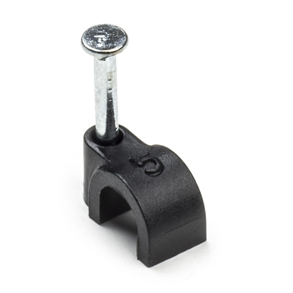 Q-link Kabelclip | Q-link | 5 mm (20 stuks, Rond, Zwart) 54.213.08 K090200073 - 1