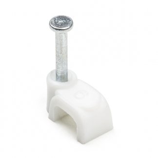 Q-link Kabelclip | Q-link | 6 mm (20 stuks, Plat, Wit) 54.213.12 K090200075 - 1