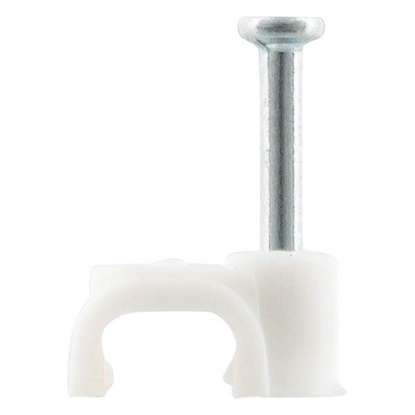 Q-link Kabelclip | Q-link | 6 mm (20 stuks, Plat, Wit) 54.213.12 K090200075 - 2