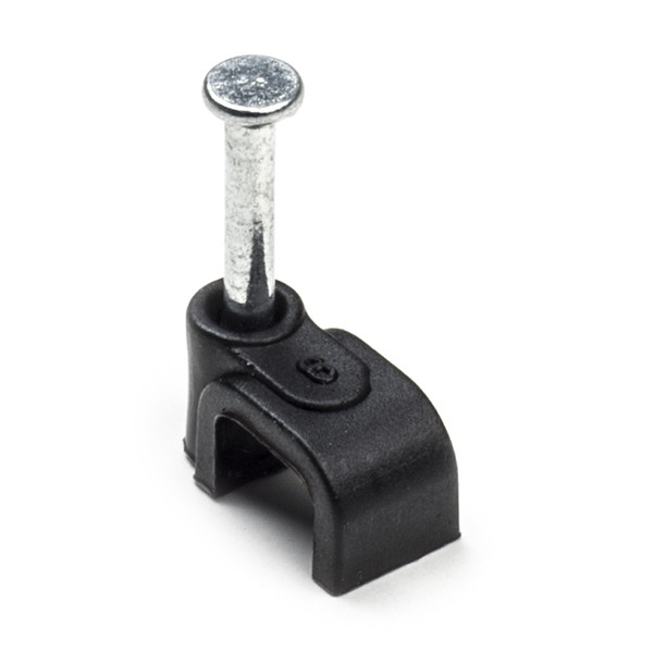 Q-link Kabelclip | Q-link | 6 mm (20 stuks, Plat, Zwart) 54.213.13 K090200076 - 1