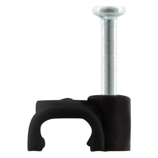Q-link Kabelclip | Q-link | 6 mm (20 stuks, Plat, Zwart) 54.213.13 K090200076 - 2