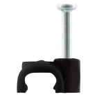 Q-link Kabelclip | Q-link | 6 mm (20 stuks, Plat, Zwart) 54.213.13 K090200076 - 2